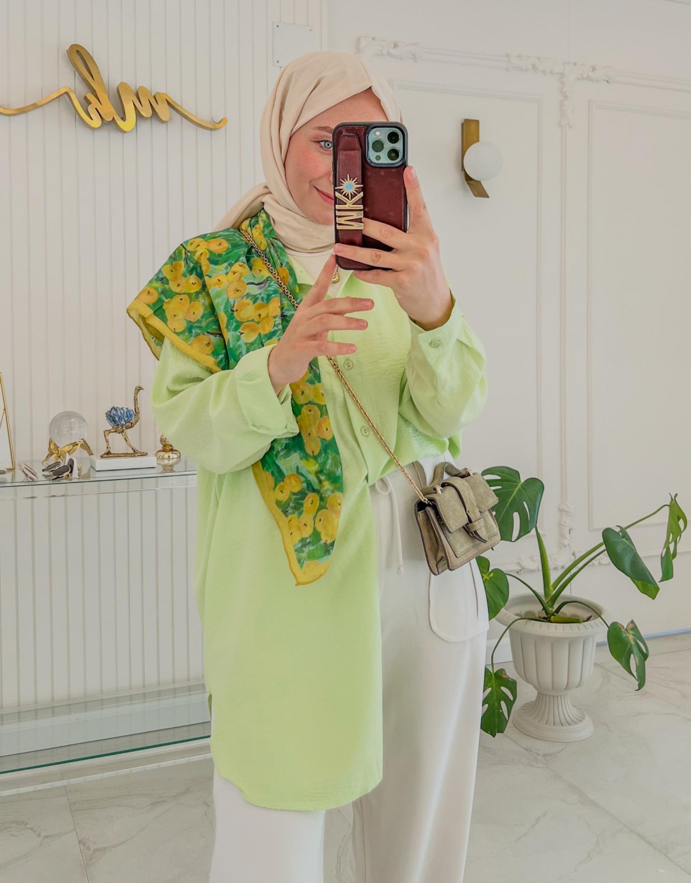 Lime Soft Touch New Gömlek