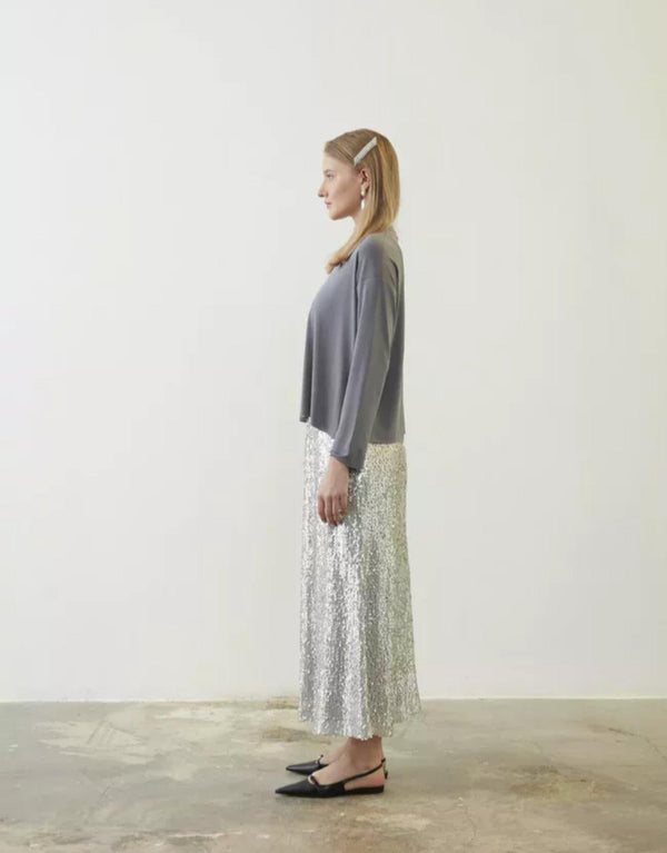 Gri Pop Basic Tunik