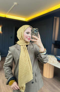 Gold Bloom Desen Şal