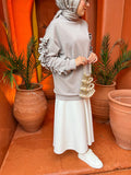 Taş 4284 Kol Detay Modal Tunik