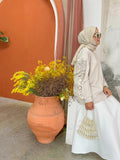 Bej 4284 Kol Detay Modal Tunik