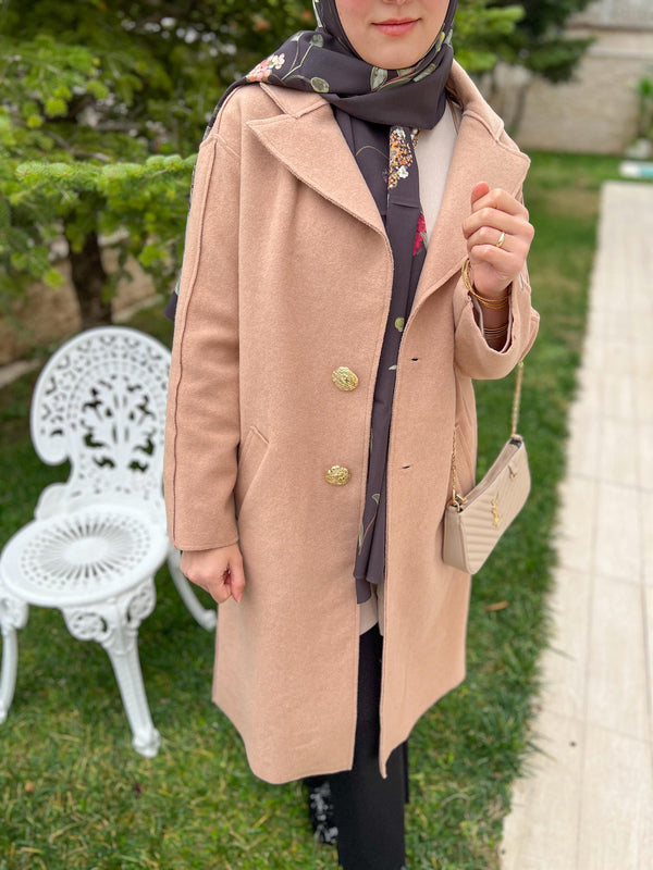 Vizon Diana Yün Keçe Kaban