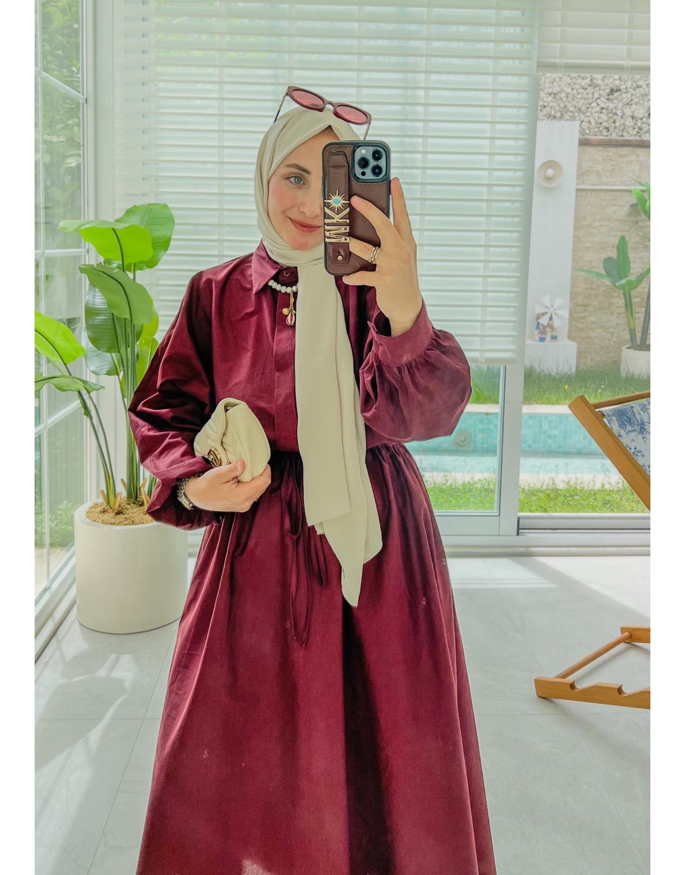 Bordo Lolly Elbise