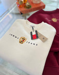 Beyaz İçi Şardonlu Sweat