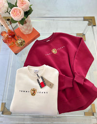 Bordo İçi Şardonlu Sweat