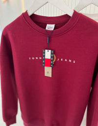 Bordo İçi Şardonlu Sweat