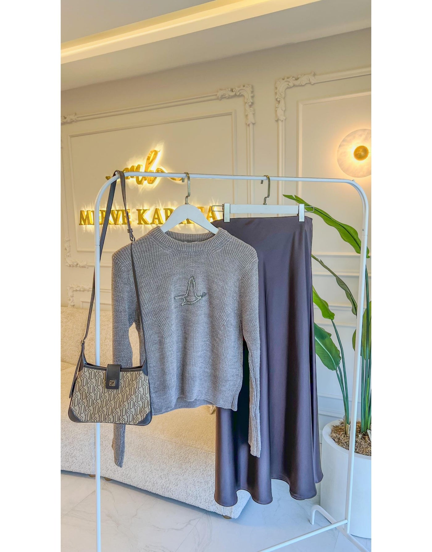 Kahve Saten Etek
