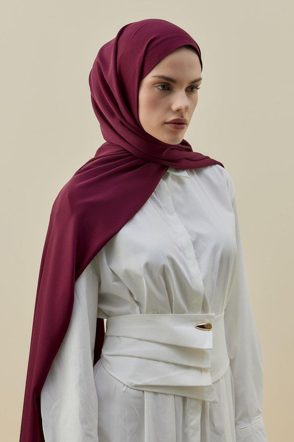Bordo Vintage Şal