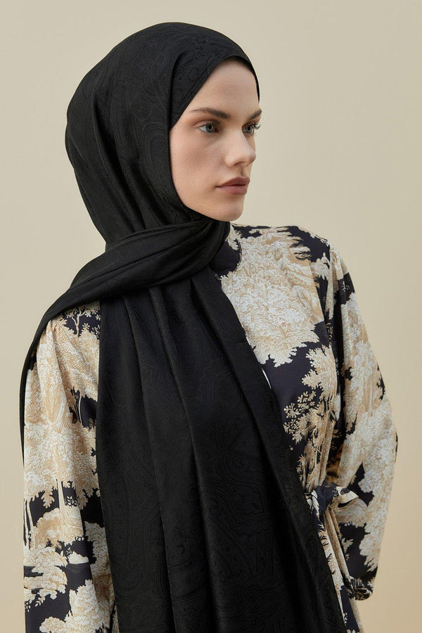 Siyah Soft Bambu Şal