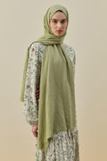 Yeşil Soft Bambu Şal
