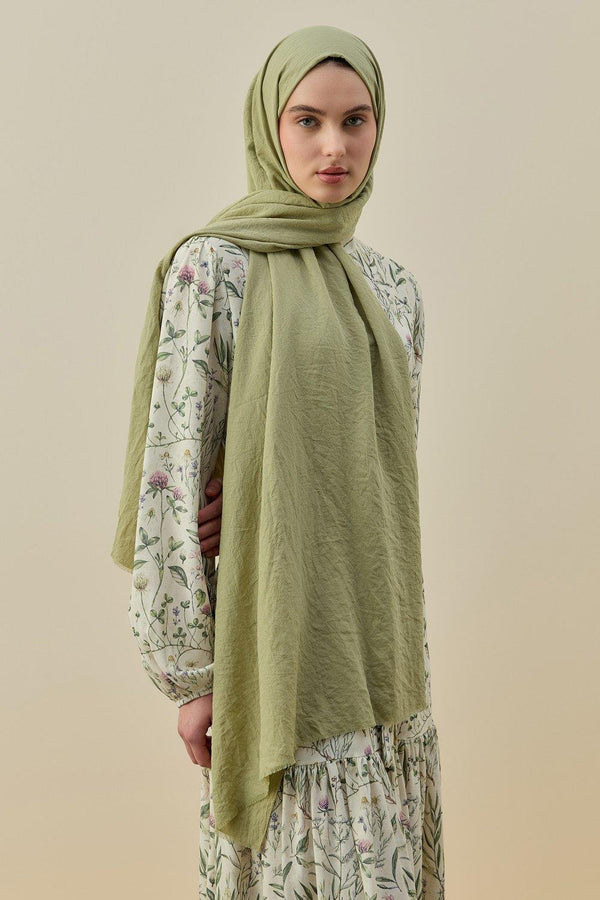 Yeşil Soft Bambu Şal