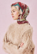 Sweet Cherry Starlıght Desen Floş Eşarp