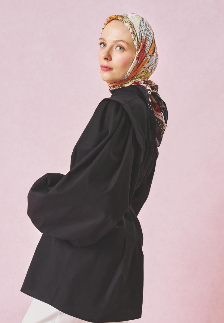 Black Swan Cındırella Dream Desen Floş Eşarp