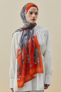 Turuncu Modern Grace Şal