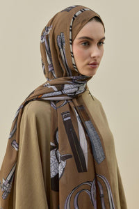 Camel Artisan Şal