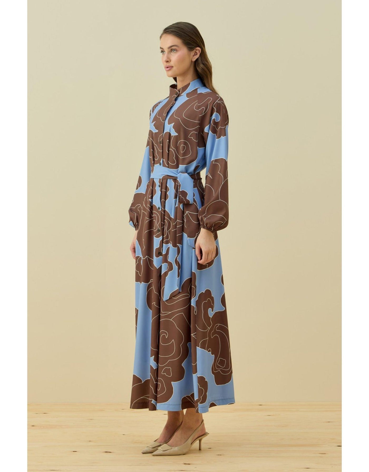 Acı Kahve Lady krep elbise