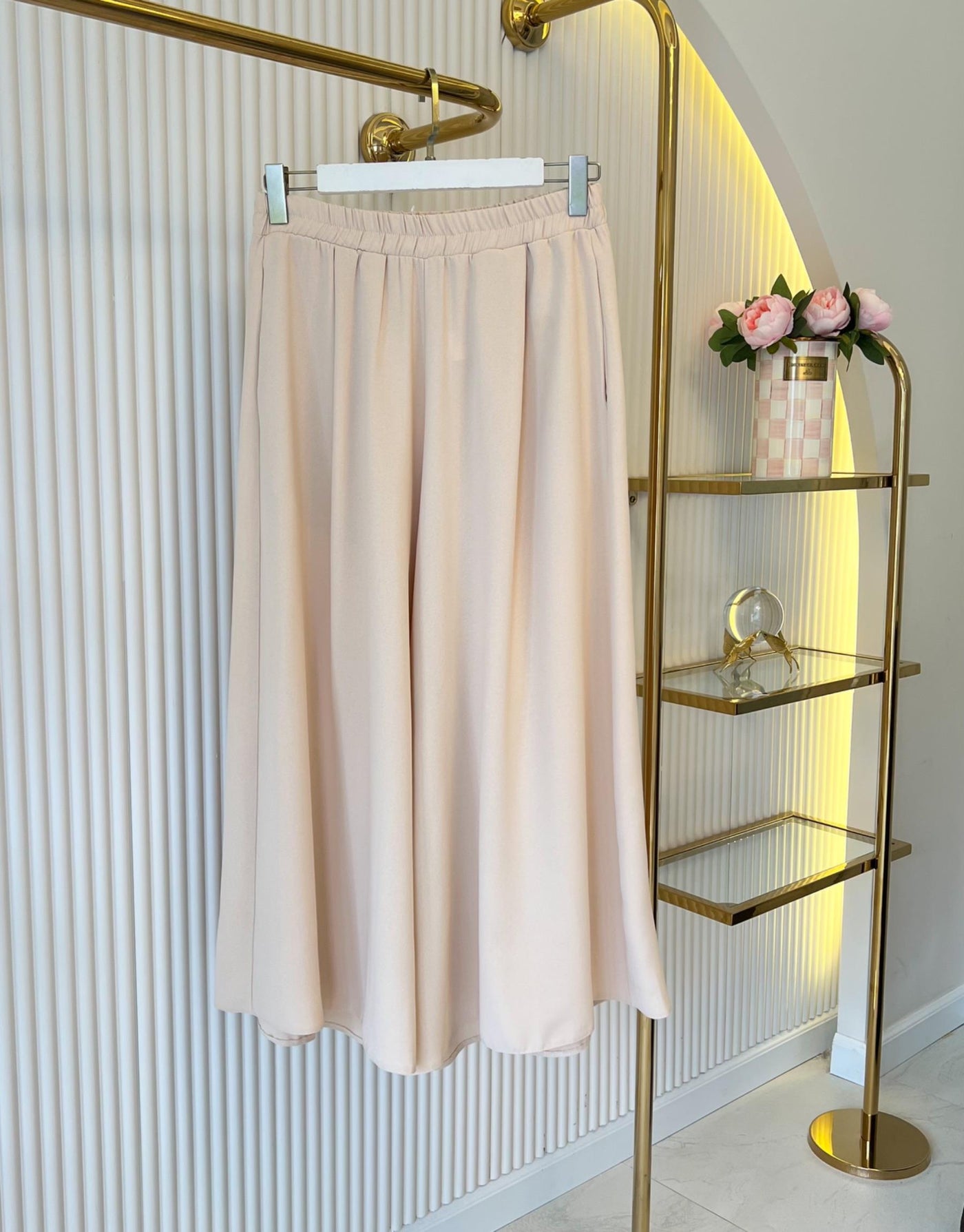Bej New Pantolon Etek