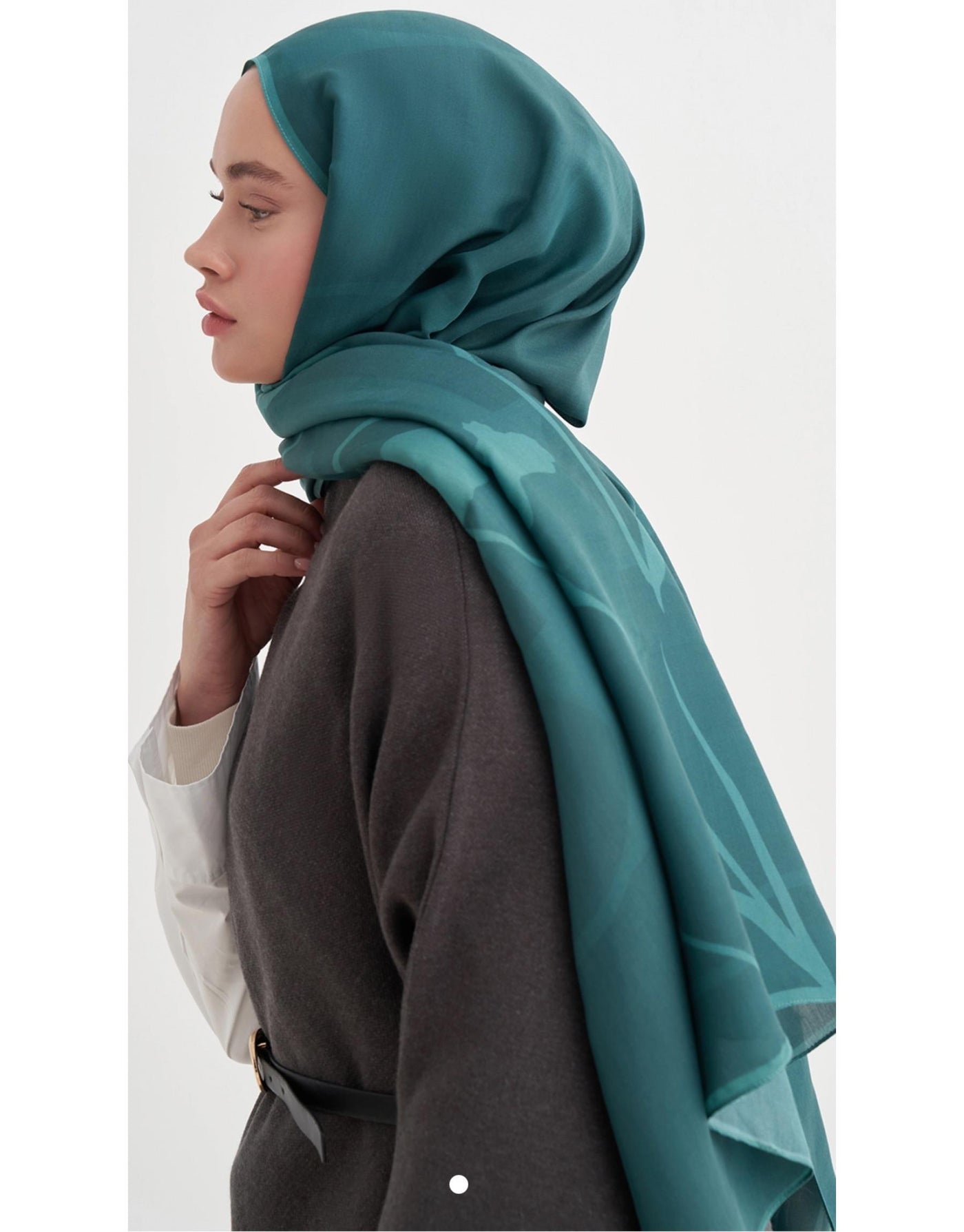 Mint Yeşili Vera Monogram FloşŞal