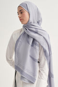 Füme Aura Monogram Floş Şal
