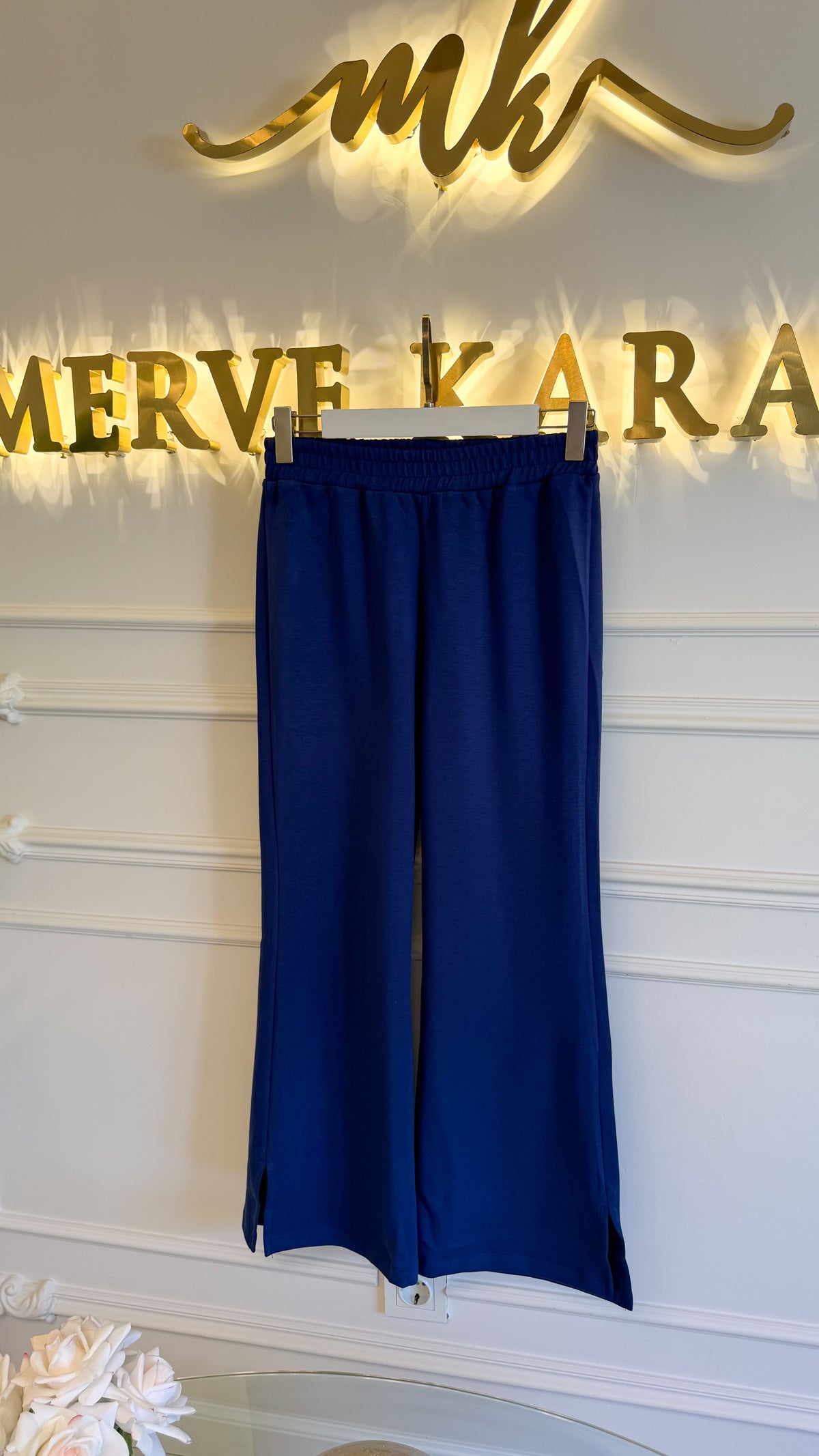 Lacivert Premium Oysho Kumaş Pantolon