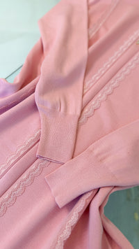 Pembe Fiyonk Düğmeli Tunik-304