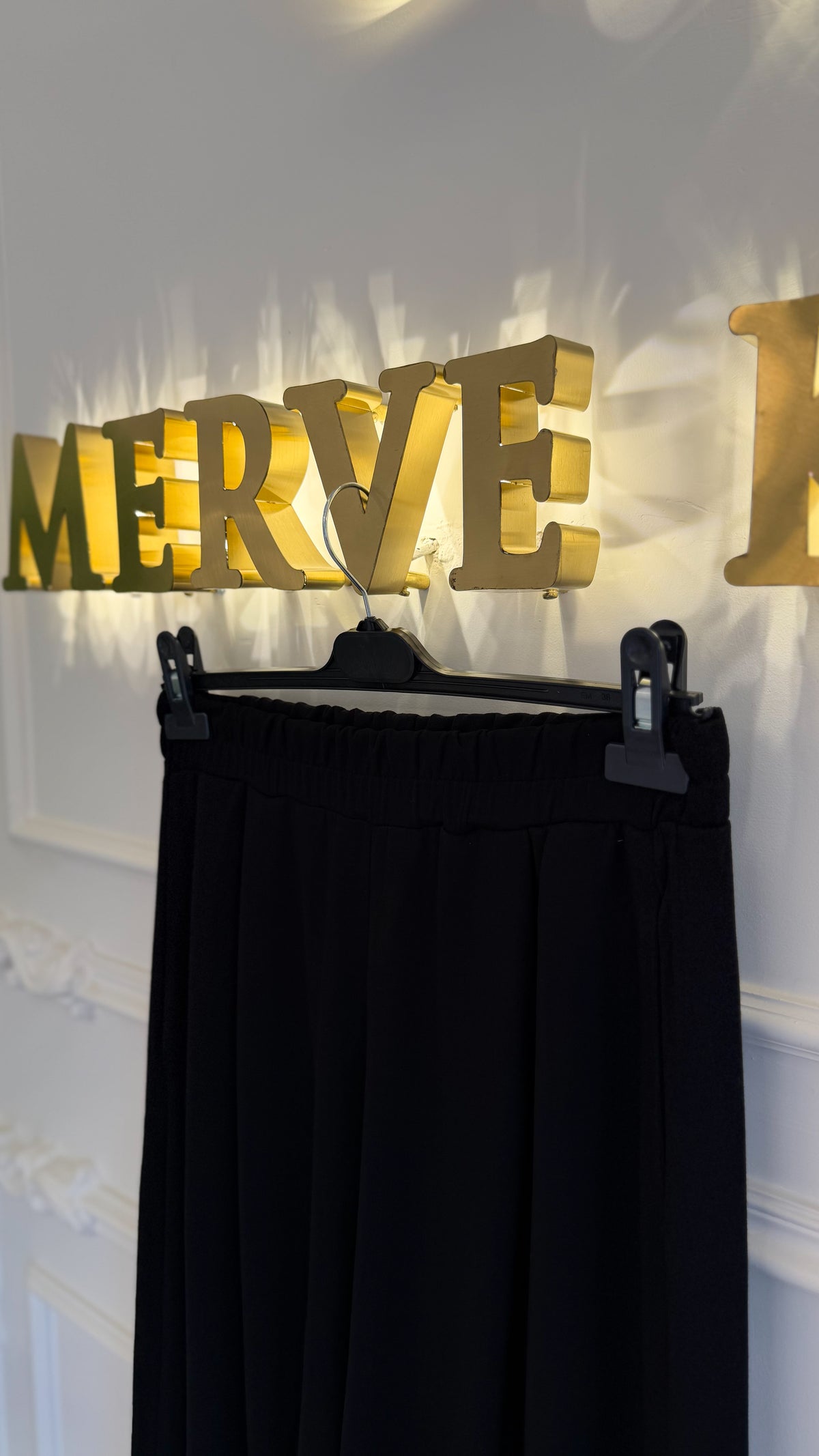 Siyah Mavera Pantolon Etek -1006