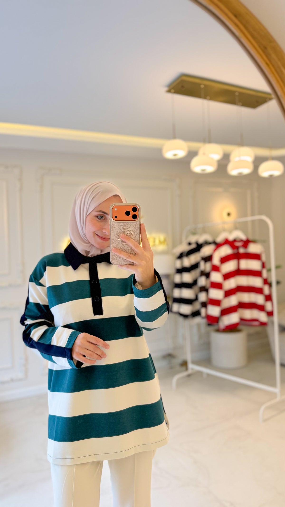 Yeşil Line Bluz-153