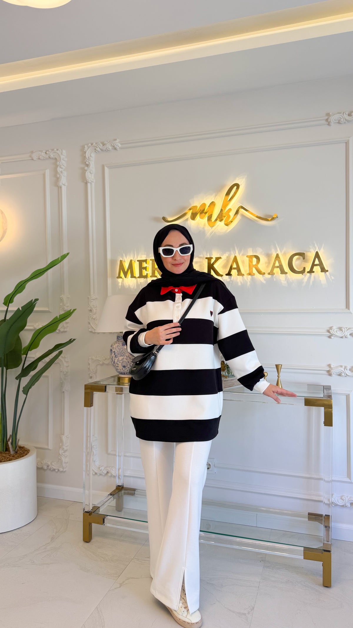 Siyah Çizgili Sweat -170394
