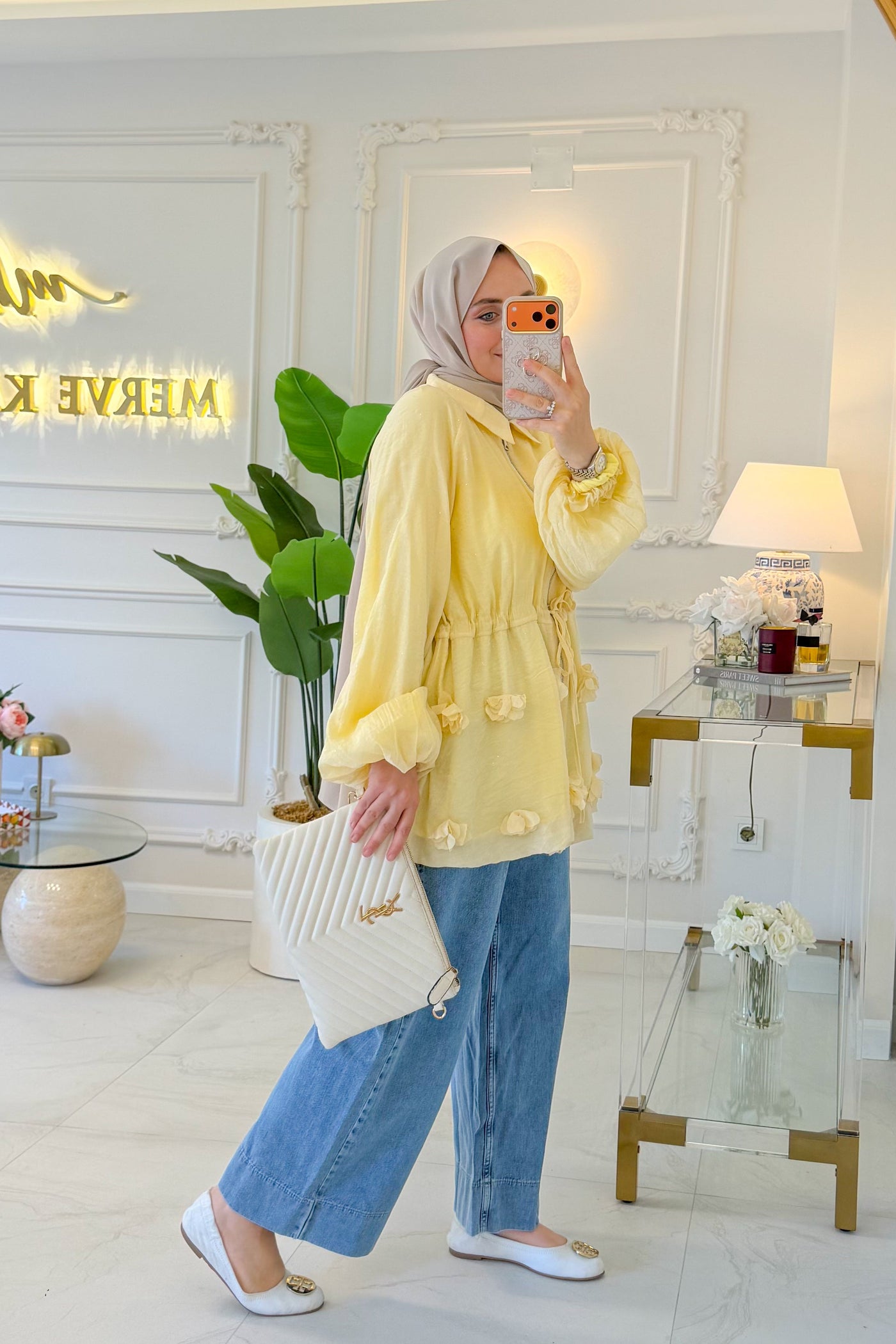 Mavi Cropped Denim Pantolon