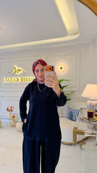 Lacivert  Dantelli Oysho Tunik