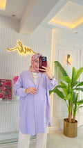 Açık Lila Soft Touch New Gömlek