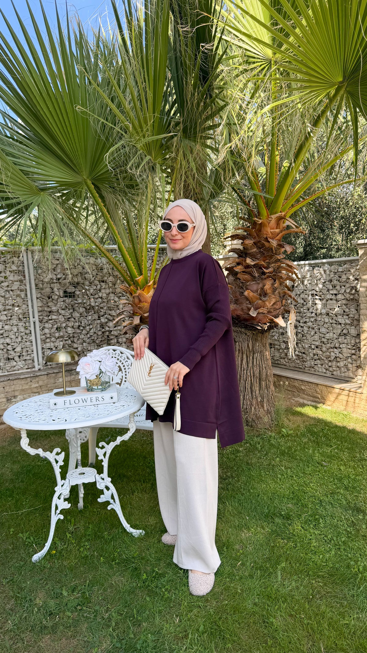 Mürdüm Ribana Kol Triko Tunik-127