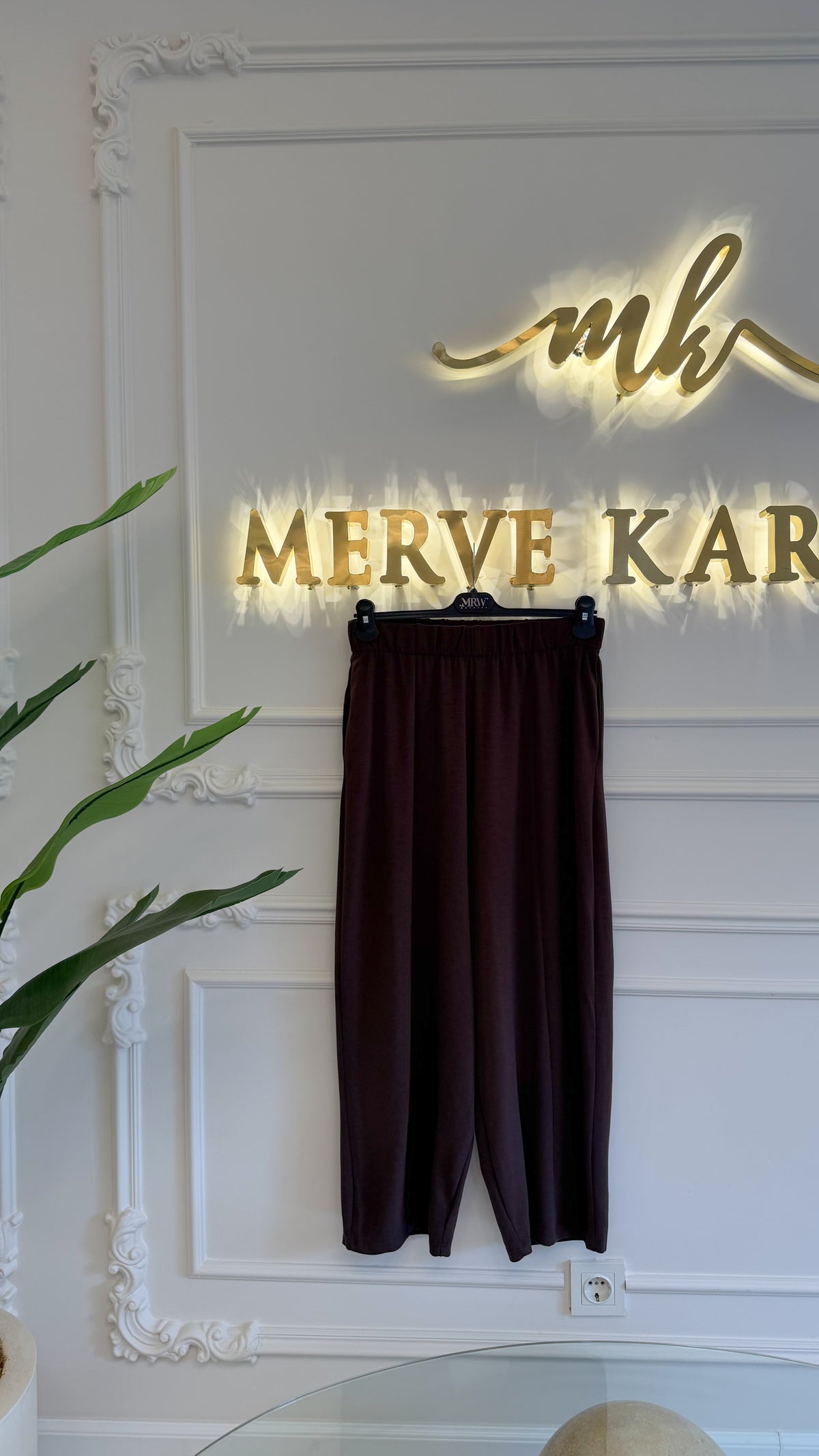 Kahverengi Şalvar Pantolon -1005