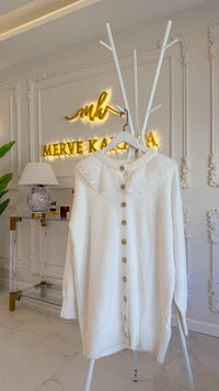 Vanilya Angora Bebe Yaka Dantel -14676