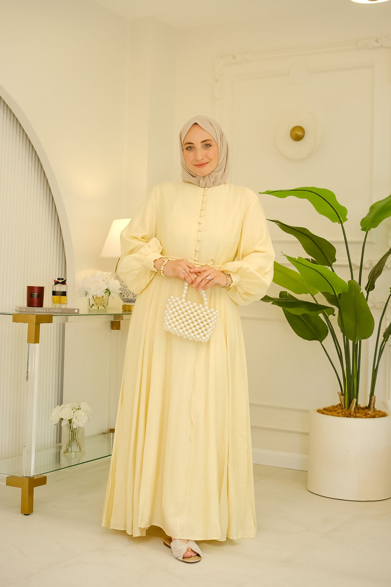 İnci Elbise -6672