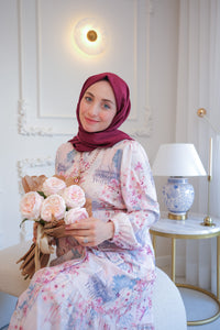 BORDO MASAL BAHÇESİ ELBİSE