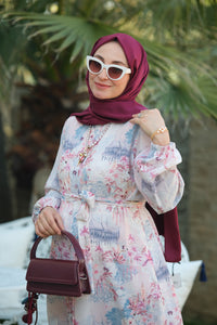 BORDO MASAL BAHÇESİ ELBİSE