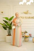 Pastel Pembe Gün Batımı Elbise -6738