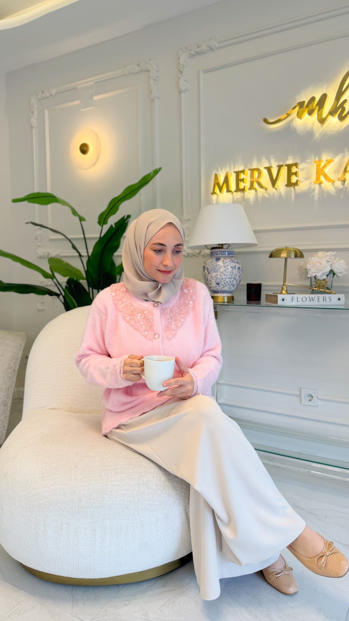 Pembe Narin Hırka-2906