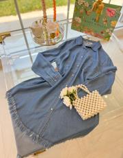 mavi 6188 tensel püsküllü gömlek