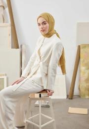 tatlı sarı fresh scarfs bambu şal