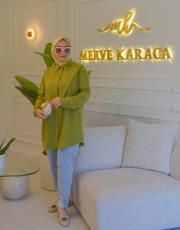 açık mavi 2748 dantel ve taş detaylı denim pantolon 2