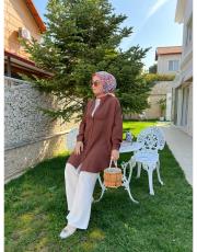 acı kahve soft touch new gömlek