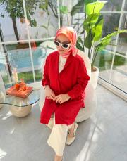 kırmızı soft touch new gömlek