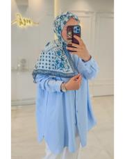 pastel mavi soft touch new gömlek