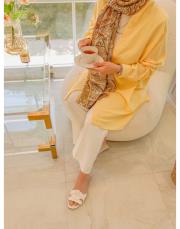 pastel sarı soft touch new gömlek 2