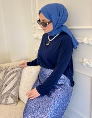 mavi 993 pop payet etek 2