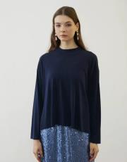 lacivert pop basic tunik