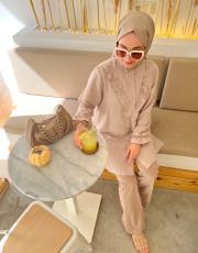 taş new elsa fırfırlı gömlek