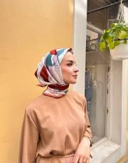 turuncu floor eşarp